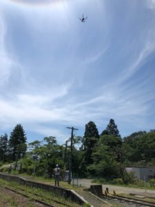 ドローンと無人レンタカー、実証実験を行います